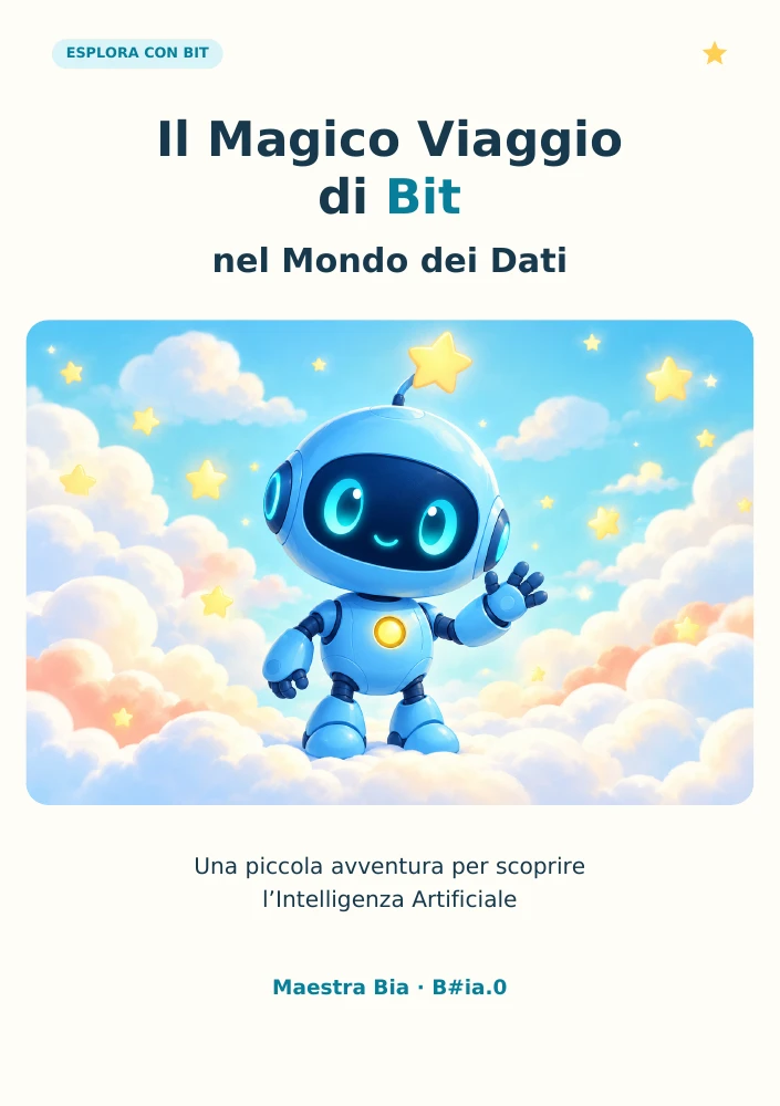 Copertina del minilibro Il Magico Viaggio di Bit nel Mondo dei Dati