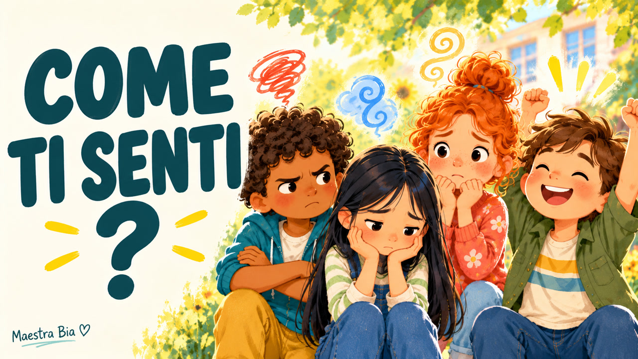 Come ti senti? I quattro bambini del laboratorio sulle emozioni