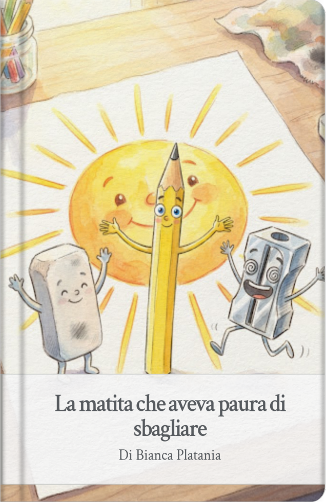 Copertina La matita che aveva paura di sbagliare di Bianca Platania