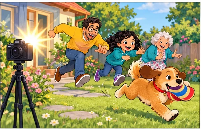 La prima versione del fumetto mostra un oggetto colorato a righe